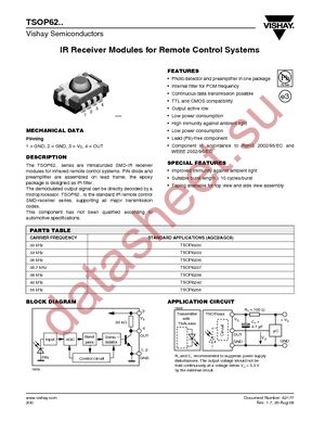 TSOP6230TT datasheet  